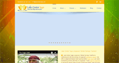 Desktop Screenshot of lakecenteryoga.com